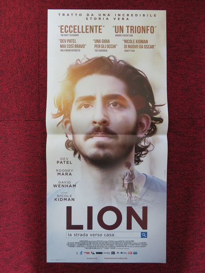 LION ITALIAN LOCANDINA POSTER DEV PATEL ROONEY MARA 2016 Rendezvous Cinema Movie posters