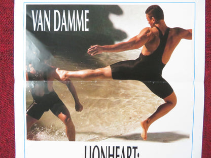 LIONHEART ITALIAN LOCANDINA POSTER JEAN - CLAUDE VAN DAMME HARRISON PAGE 1990 Rendezvous Cinema Movie posters