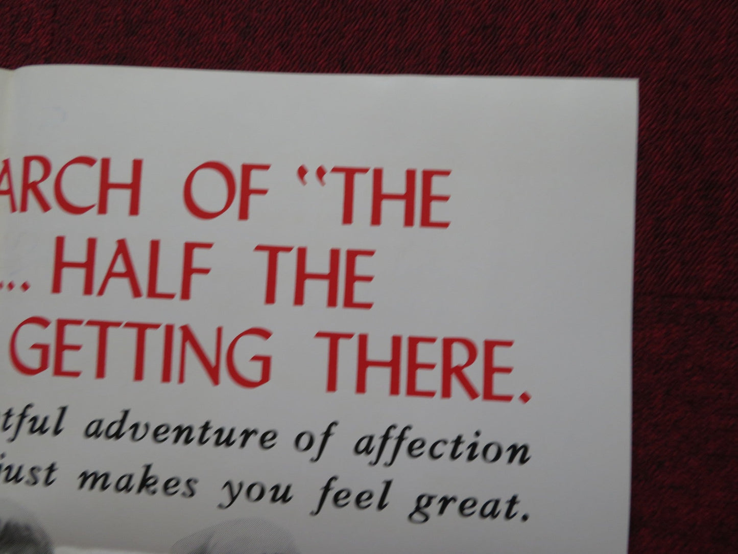 LIONS FOR BREAKFAST FOLDED US ONE SHEET POSTER JAN RUBES JIM HENSHAW 1975 Rendezvous Cinema Movie posters