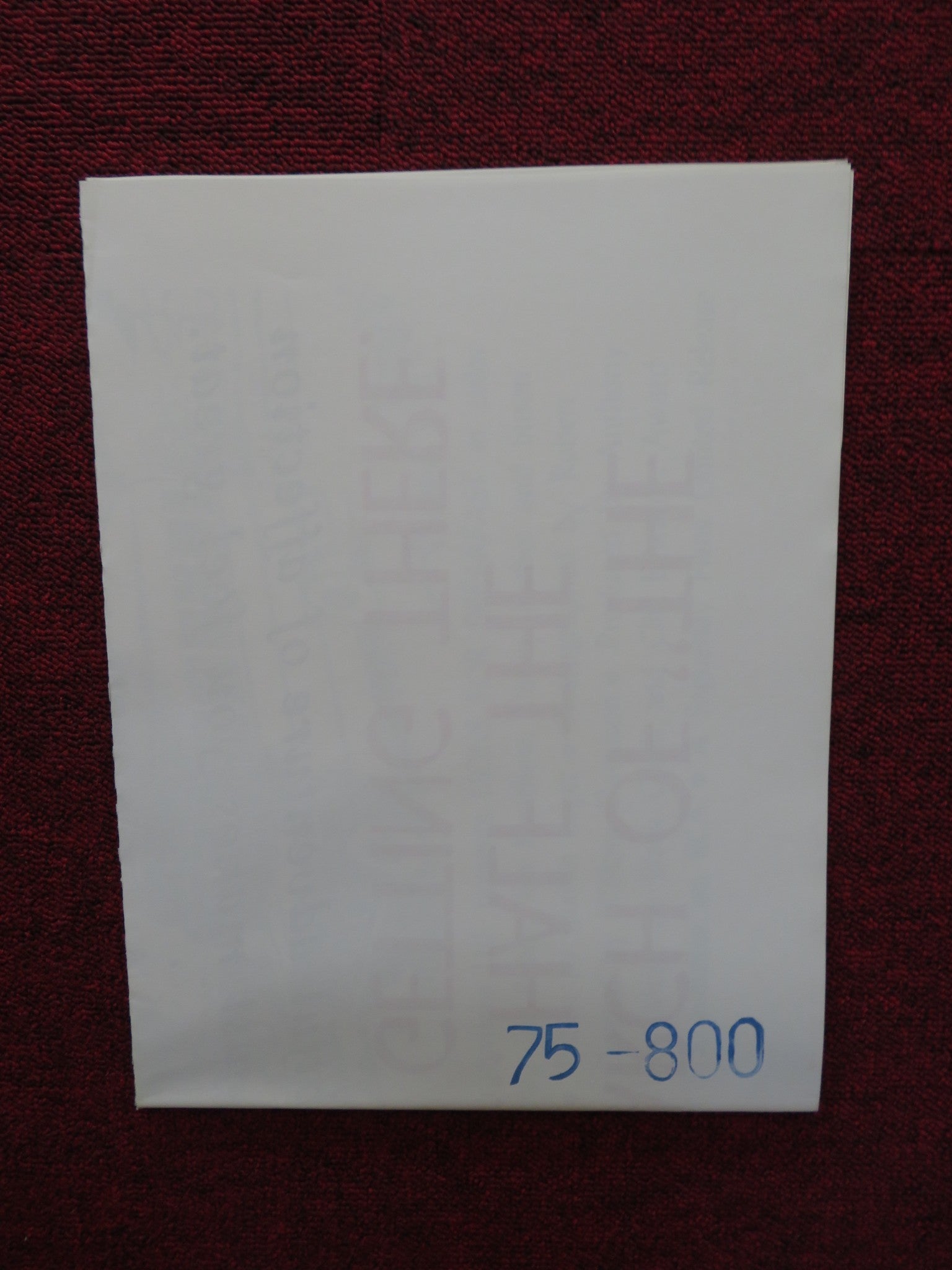 LIONS FOR BREAKFAST FOLDED US ONE SHEET POSTER JAN RUBES JIM HENSHAW 1975 Rendezvous Cinema Movie posters