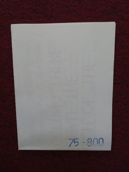 LIONS FOR BREAKFAST FOLDED US ONE SHEET POSTER JAN RUBES JIM HENSHAW 1975 Rendezvous Cinema Movie posters