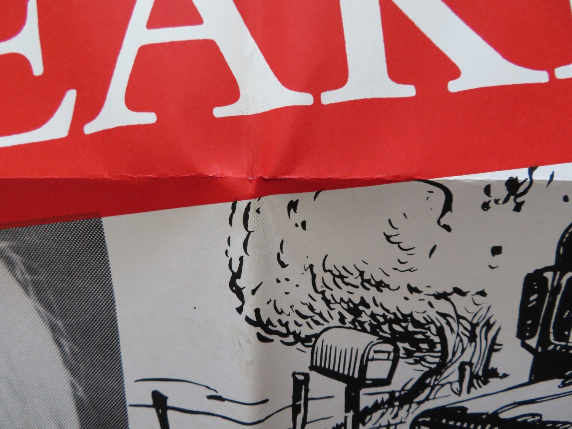 LIONS FOR BREAKFAST FOLDED US ONE SHEET POSTER JAN RUBES JIM HENSHAW 1975 Rendezvous Cinema Movie posters