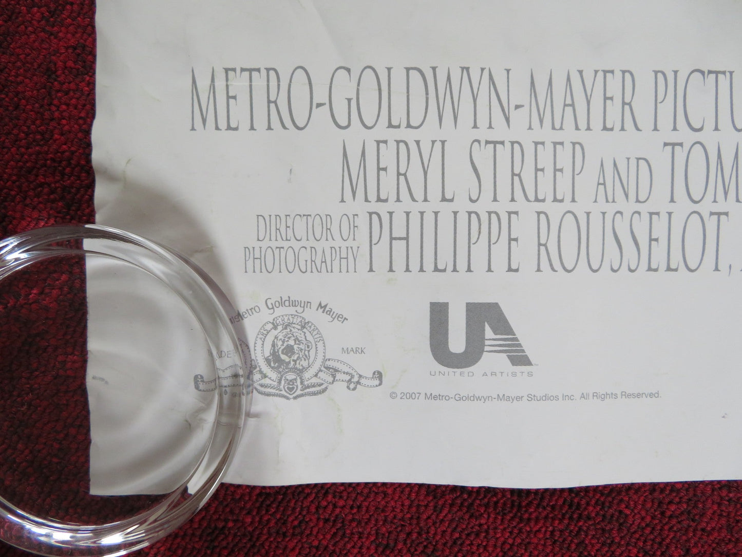 LIONS FOR LAMBS UK QUAD ROLLED POSTER TOM CRUISE ROBERT REDFORD 2007 Rendezvous Cinema Movie posters