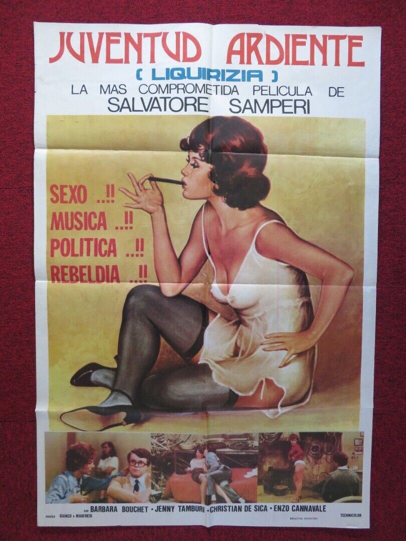 LIQUIRIZIA FOLDED ARGENTINA ONE SHEET POSTER MASSIMO ANZELLOTTI GIGI BALLISTA - Rendezvous Cinema