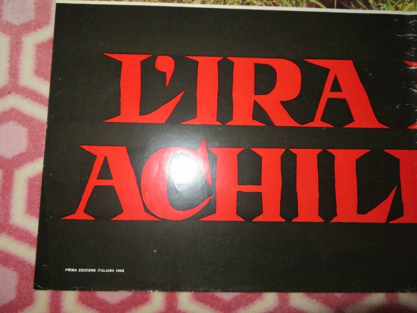 L'IRA DI ACHILLE Fury of Achilles ITALIAN FOGLIO POSTER GORDON MITCHELL 1962 - Rendezvous Cinema