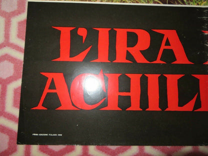 L'IRA DI ACHILLE Fury of Achilles ITALIAN FOGLIO POSTER GORDON MITCHELL 1962 - Rendezvous Cinema