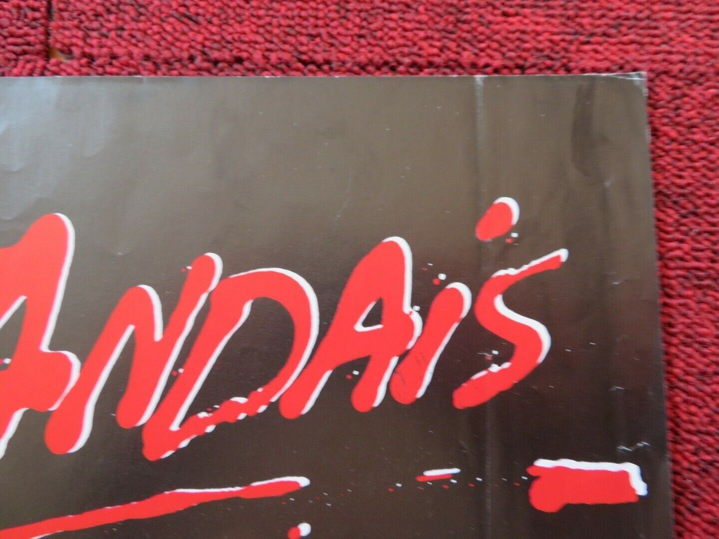 LIRLANDAIS/ A Prayer for the Dying FRENCH (15"x 21") POSTER MICKEY ROURKE 1987 Movie posters