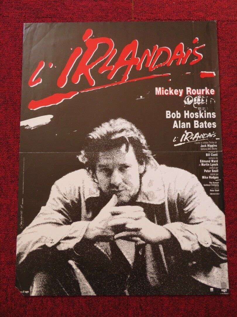 LIRLANDAIS/ A Prayer for the Dying FRENCH (15"x 21") POSTER MICKEY ROURKE 1987 Movie posters