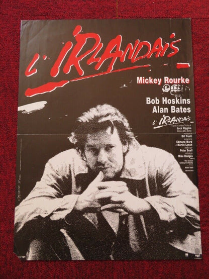 LIRLANDAIS/ A Prayer for the Dying FRENCH (15"x 21") POSTER MICKEY ROURKE 1987 Movie posters