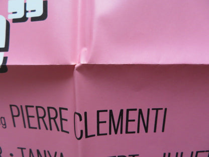 LISTEN LET'S MAKE LOVE FOLDED US ONE SHEET POSTER PIERRE CLEMENTI B. LONCAR 1969 Rendezvous Cinema Movie posters