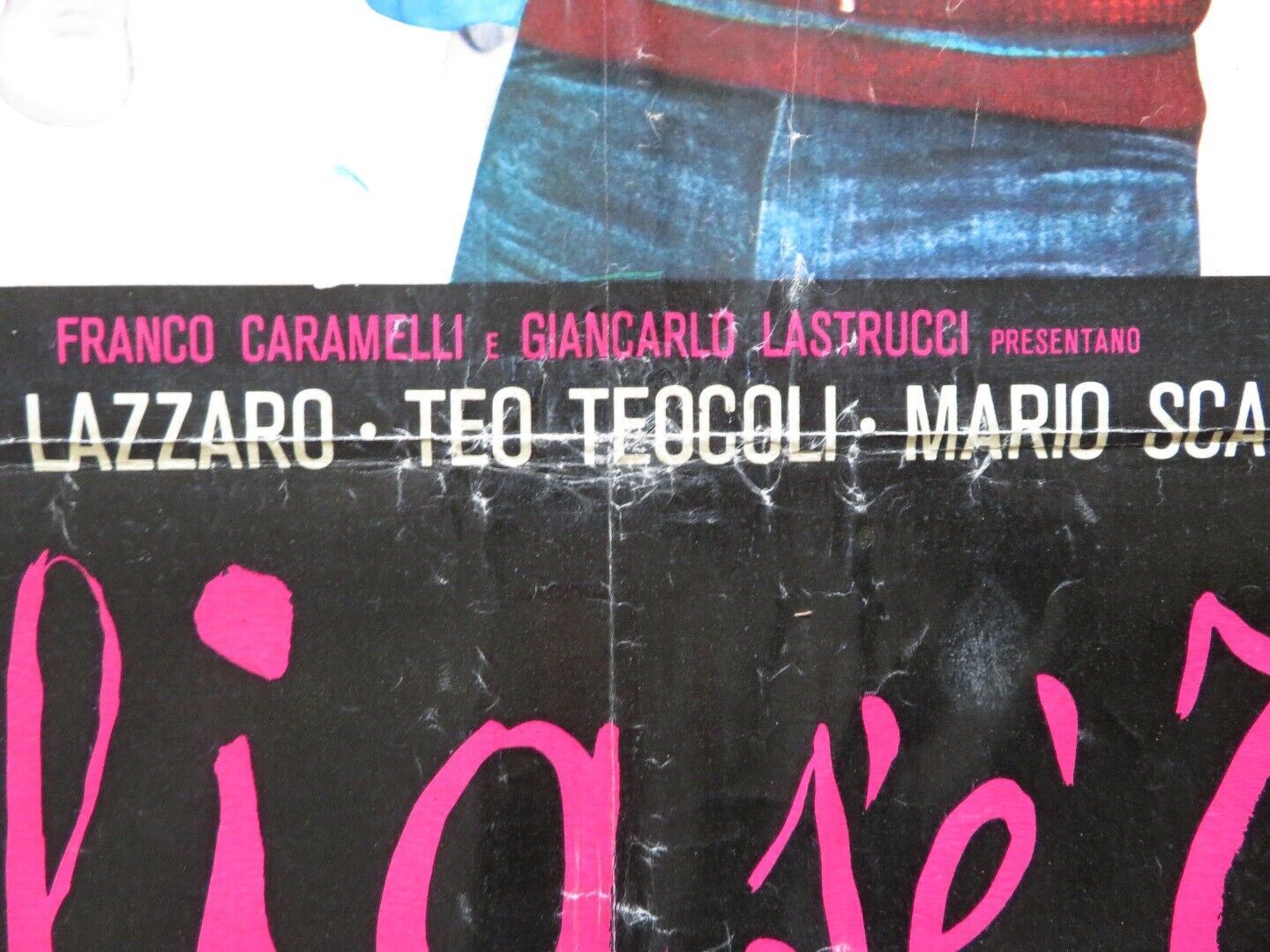 L'ITALIA S'E ROTTA - b ITALIAN FOGLIO ROLLED POSTER DALILA DI LAZZARO TEO TEOCOLI Movie posters