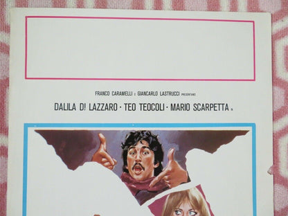 L'ITALIA S'E ROTTA ITALIAN LOCANDINA (27.5"x 13") POSTER DALILA DI LAZZARO 1976 Movie posters