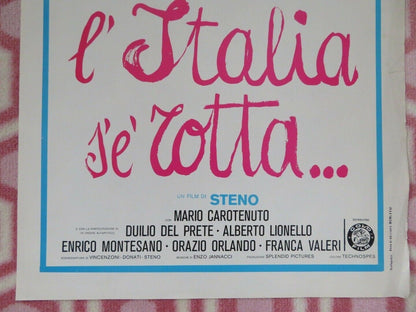 L'ITALIA S'E ROTTA ITALIAN LOCANDINA (27.5"x 13") POSTER DALILA DI LAZZARO 1976 Movie posters