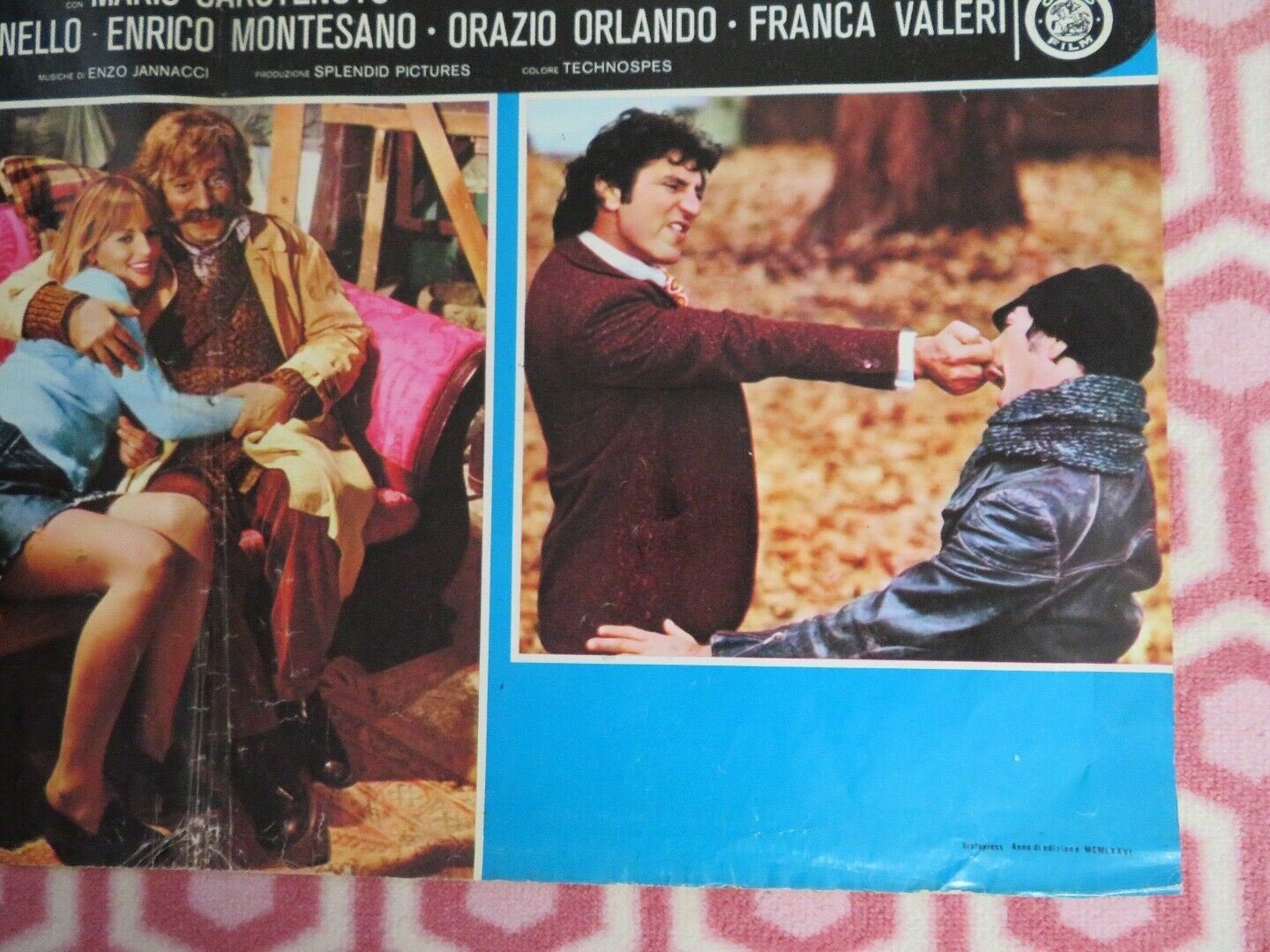 L'ITALIA S'E ROTTA.. Italy is Broken - A ITALIAN FOGLIO POSTER DALILA DI LAZZARO Movie posters