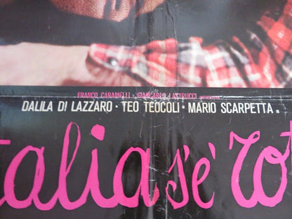L'ITALIA S'E ROTTA../ Italy is Broken - B ITALIAN FOGLIO POSTER TEO TECOLI 1976 Movie posters