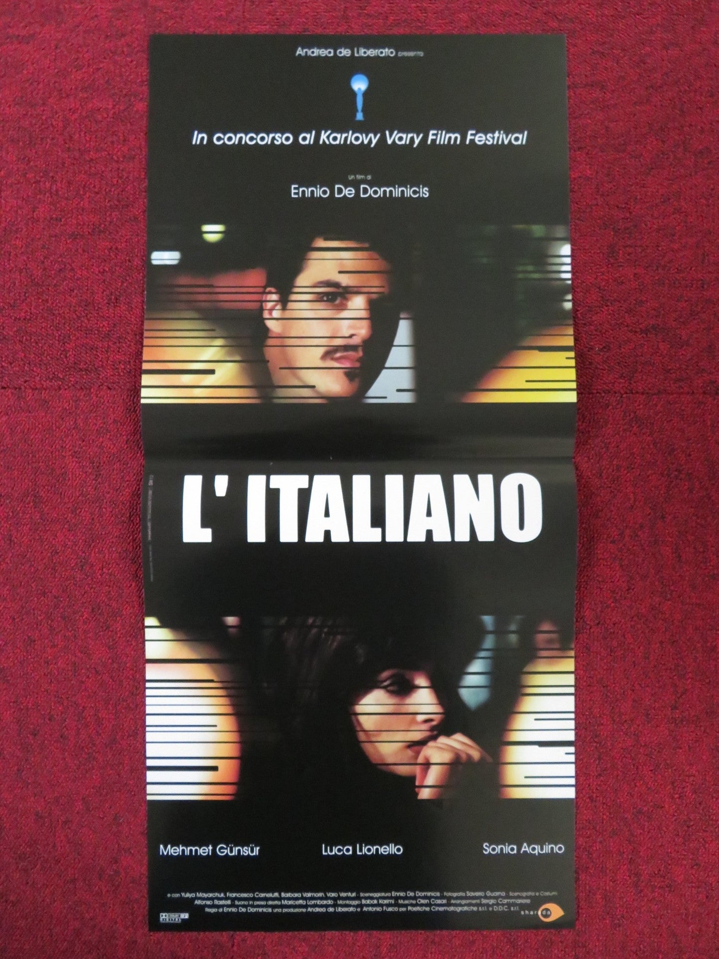 L'ITALIANO ITALIAN LOCANDINA POSTER MEHMET GUNSUR LUCA LIONELLO 2002 Rendezvous Cinema Movie posters