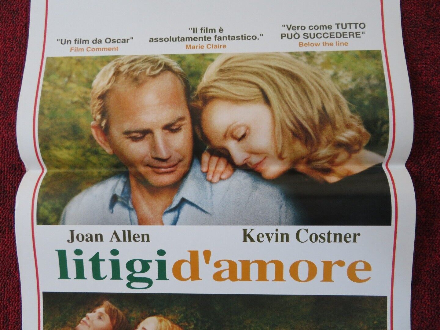 LITIGI D'AMORE ITALIAN LOCANDINA (27.5"x13") POSTER KEVIN COSTNER 2005 Movie posters