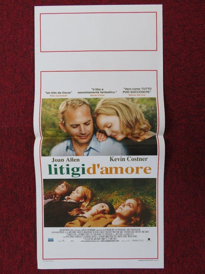 LITIGI D'AMORE ITALIAN LOCANDINA (27.5"x13") POSTER KEVIN COSTNER 2005 Movie posters