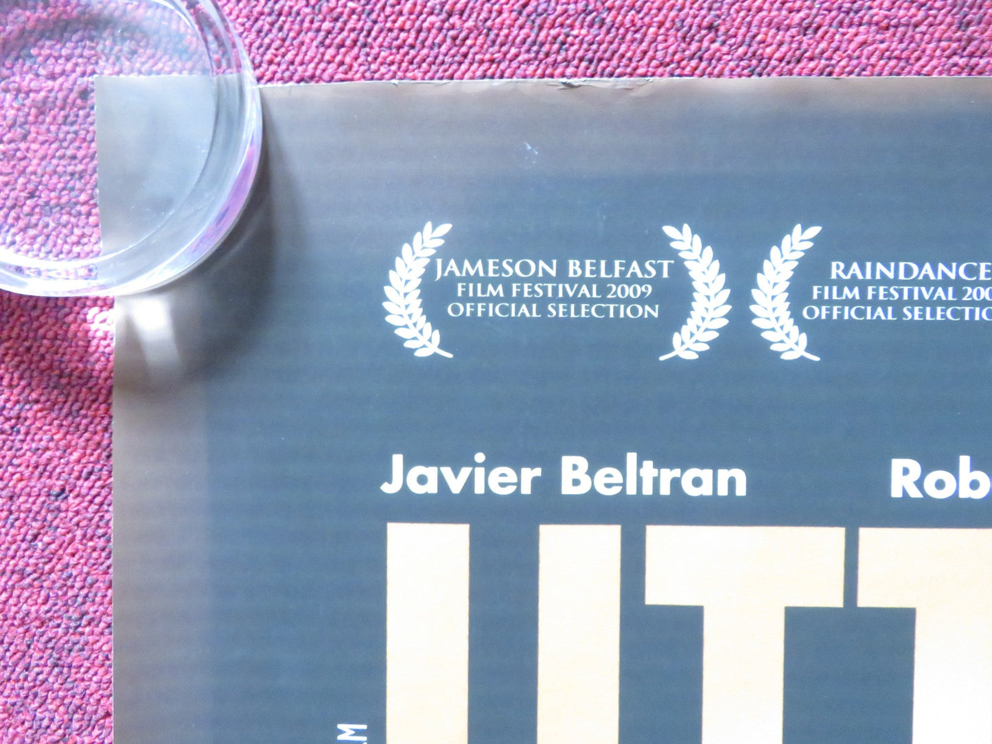 LITTLE ASHES UK QUAD (30"x 40") ROLLED POSTER ROBERT PATTINSON 2008 Rendezvous Cinema Movie posters