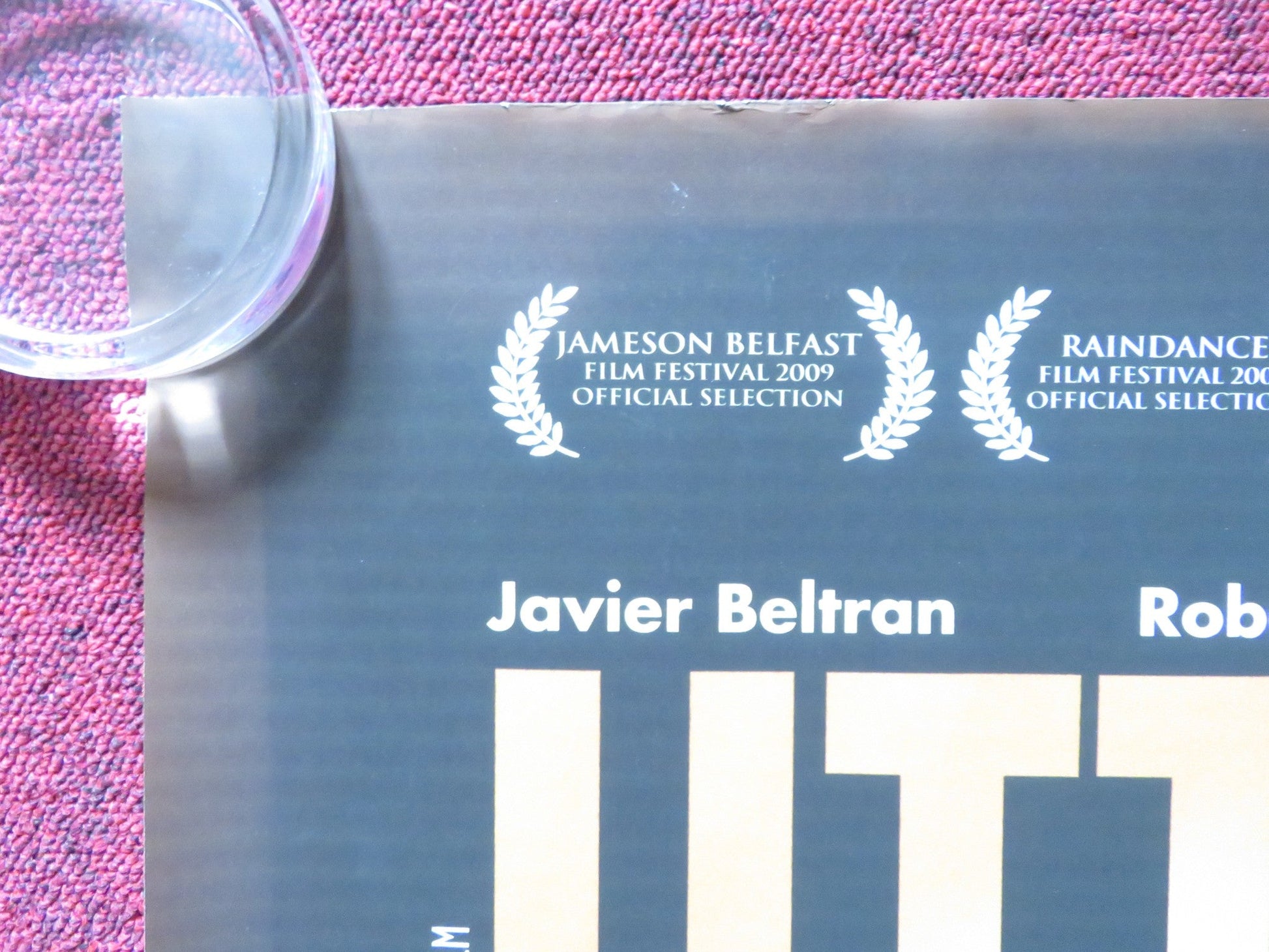 LITTLE ASHES UK QUAD (30"x 40") ROLLED POSTER ROBERT PATTINSON 2008 Rendezvous Cinema Movie posters