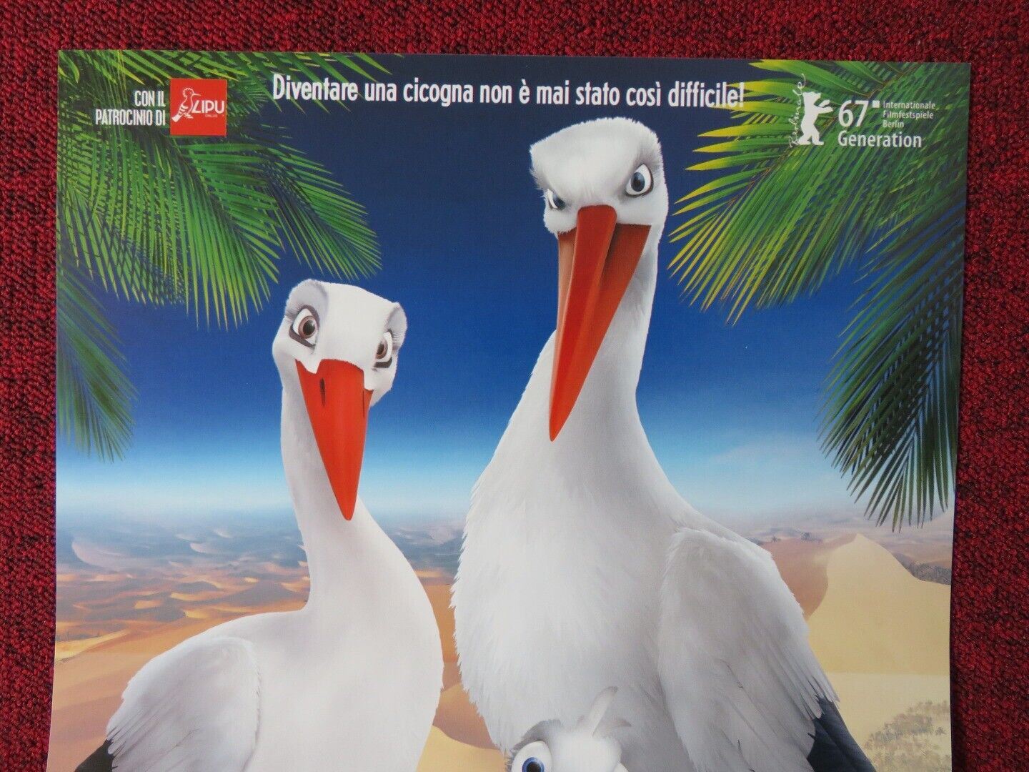 LITTLE BIRD'S BIG ADVENTURE ITALIAN LOCANDINA (26.5"x12.5") POSTER TILMAN DOBLER Movie posters