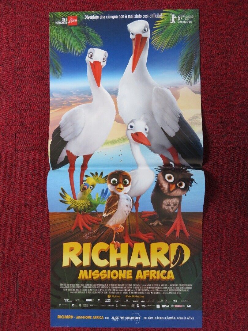 LITTLE BIRD'S BIG ADVENTURE ITALIAN LOCANDINA (26.5"x12.5") POSTER TILMAN DOBLER Movie posters