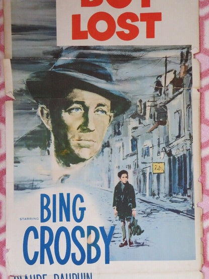 LITTLE BOY LOST US INSERT (14"x 36") POSTER BING CROSBY 1953 Movie posters