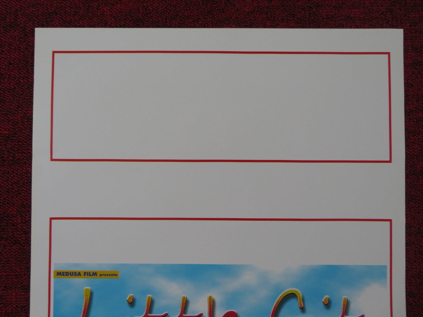 LITTLE CITY ITALIAN LOCANDINA POSTER JON BON JOVI JOSH CHARLES 1998 Rendezvous Cinema Movie posters