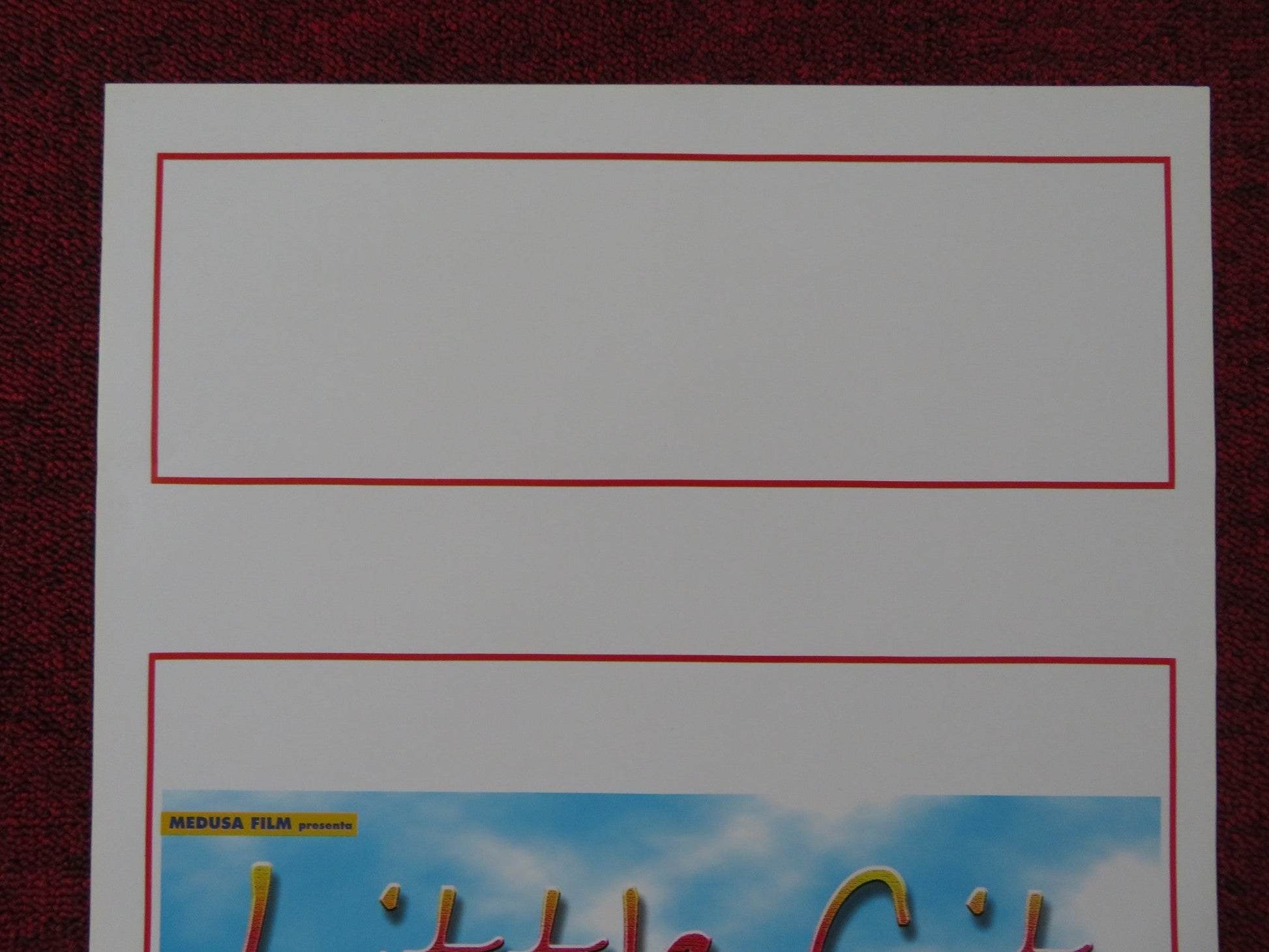 LITTLE CITY ITALIAN LOCANDINA POSTER JON BON JOVI JOSH CHARLES 1998 Rendezvous Cinema Movie posters