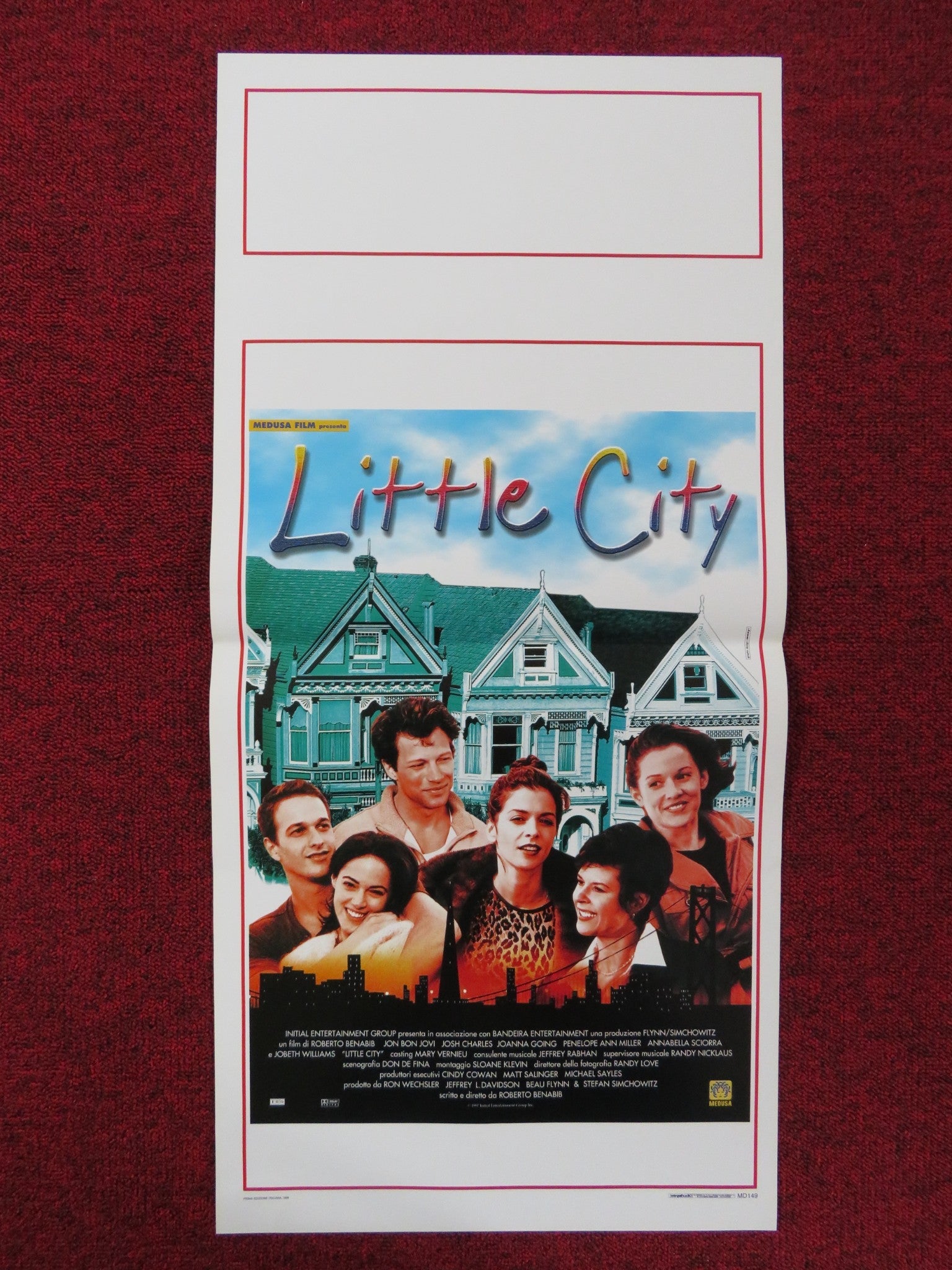 LITTLE CITY ITALIAN LOCANDINA POSTER JON BON JOVI JOSH CHARLES 1998 Rendezvous Cinema Movie posters
