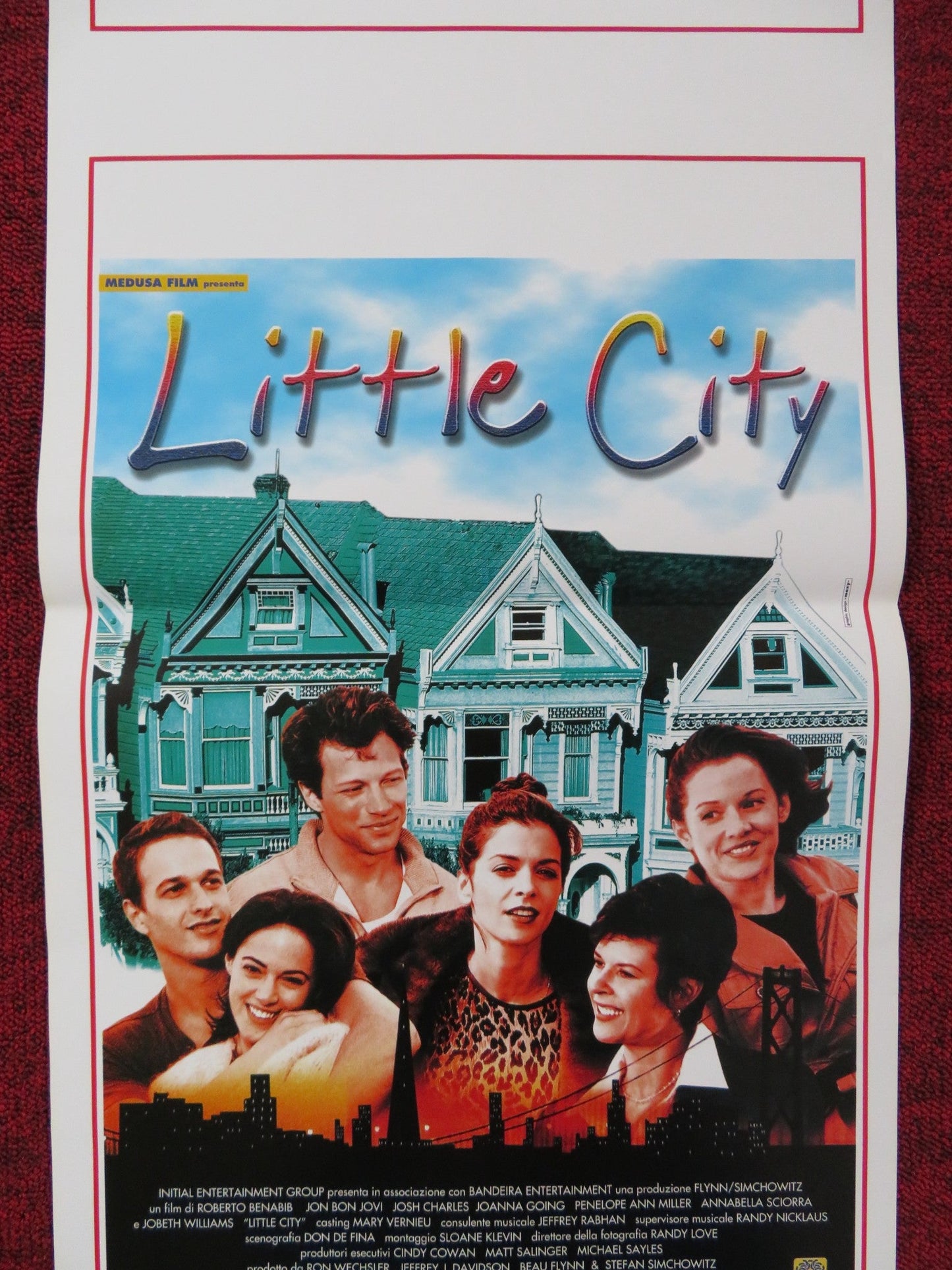 LITTLE CITY ITALIAN LOCANDINA POSTER JON BON JOVI JOSH CHARLES 1998 Rendezvous Cinema Movie posters