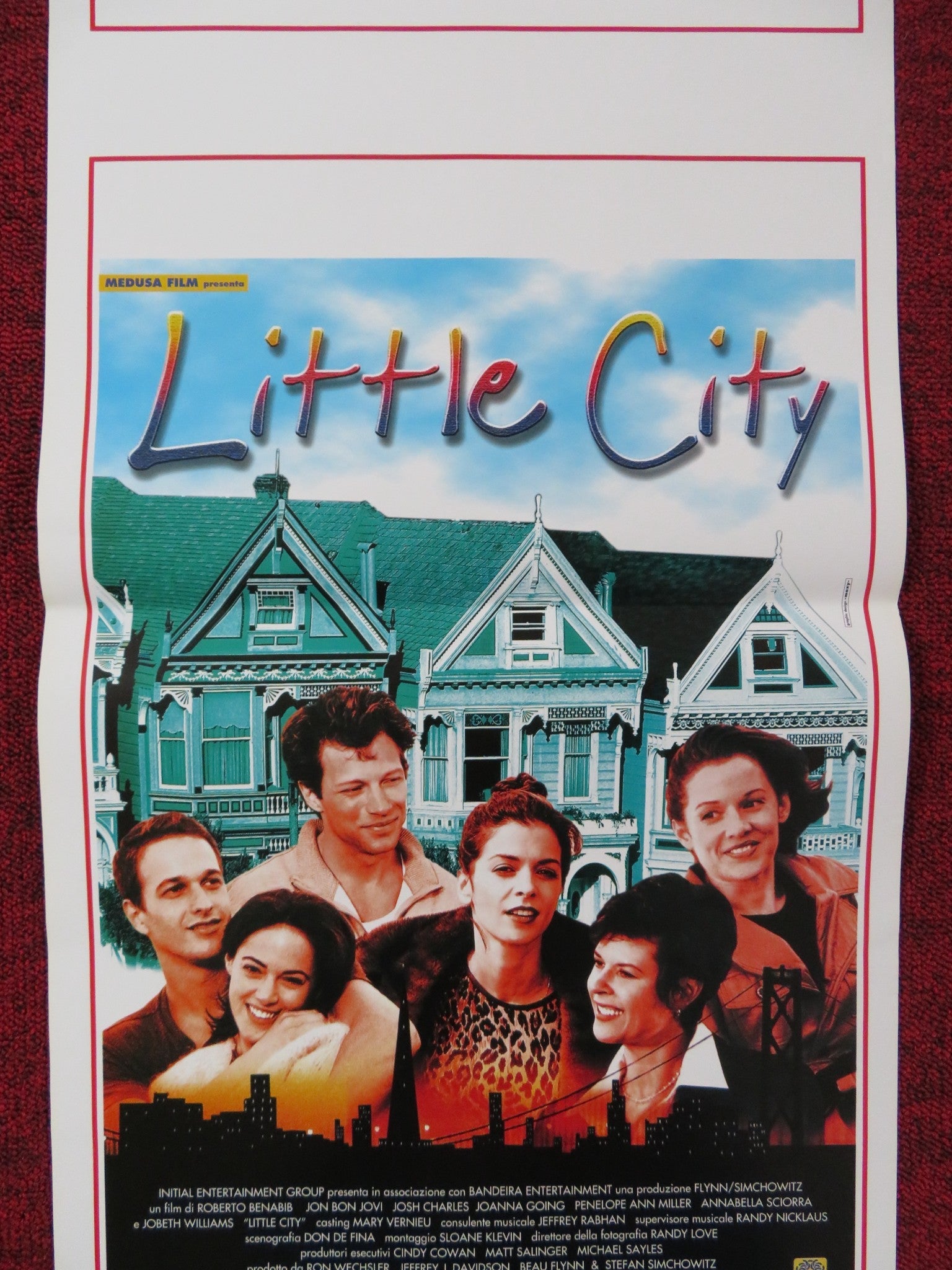 LITTLE CITY ITALIAN LOCANDINA POSTER JON BON JOVI JOSH CHARLES 1998 Rendezvous Cinema Movie posters