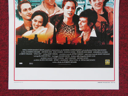 LITTLE CITY ITALIAN LOCANDINA POSTER JON BON JOVI JOSH CHARLES 1998 Rendezvous Cinema Movie posters