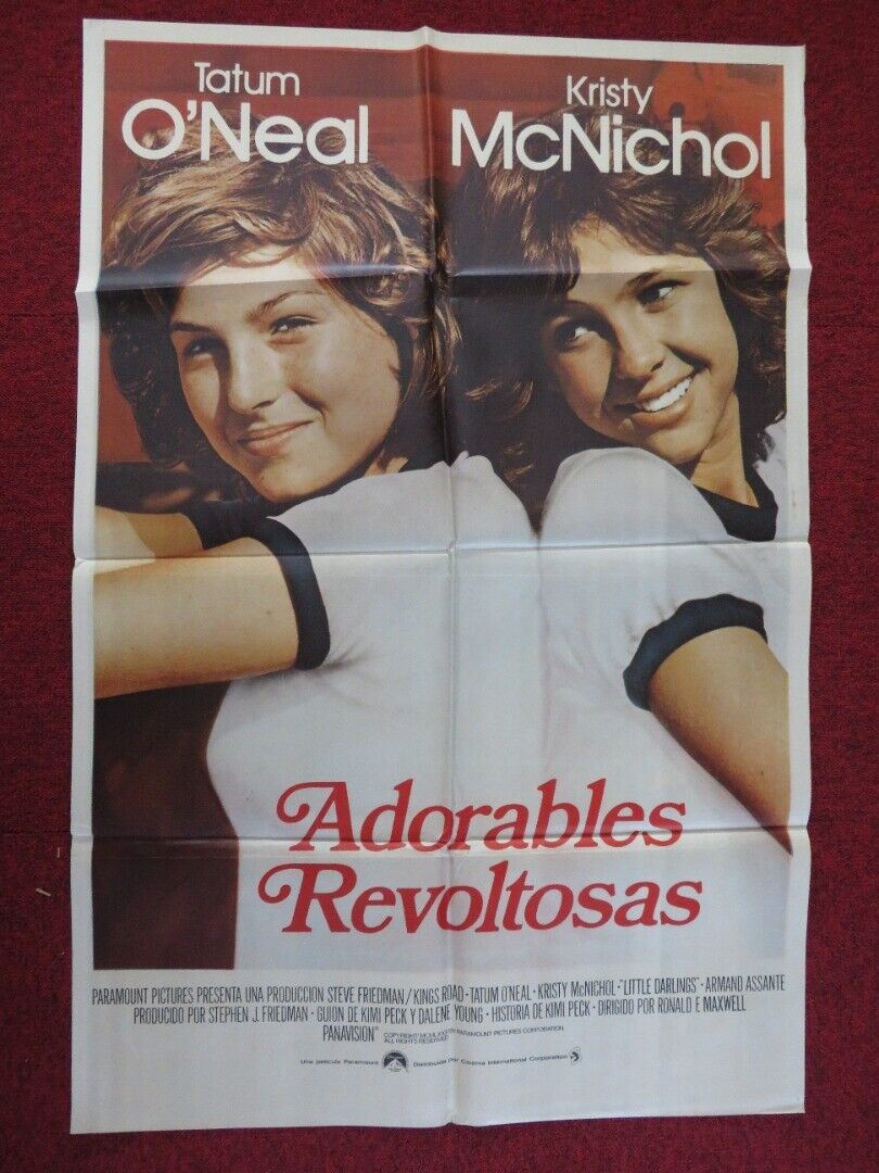 LITTLE DARLINGS / ADORABLES REVOLTOSAS MEXICO ONE SHEET POSTER TATUM O'NEAL 1980 - Rendezvous Cinema