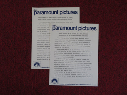 LITTLE DARLINGS PRESSKIT PARAMOUNT PICTURES TATUM O'NEAL KRISTY MCNICHOL 1980 Rendezvous Cinema Movie posters