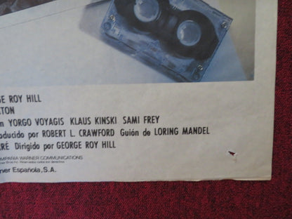 LITTLE DRUMMER GIRL FOLDED SPANISH POSTER DIANE KEATON JOHN LE CARRE 1984 Rendezvous Cinema Movie posters