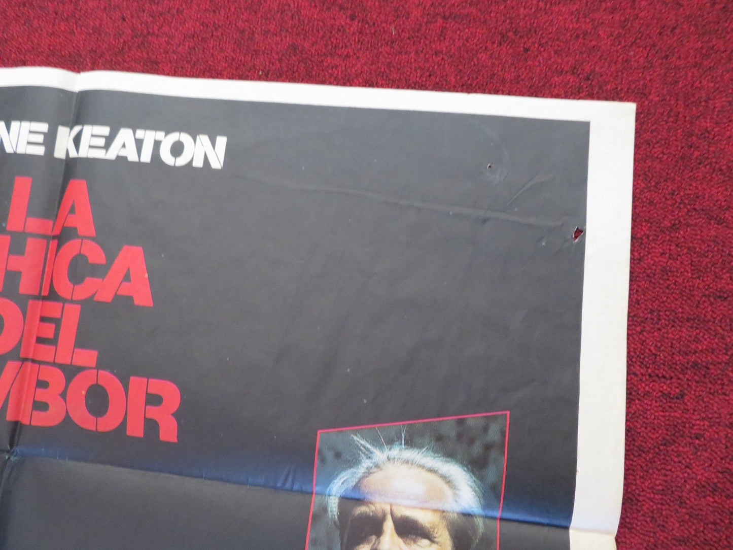 LITTLE DRUMMER GIRL FOLDED SPANISH POSTER DIANE KEATON JOHN LE CARRE 1984 Rendezvous Cinema Movie posters