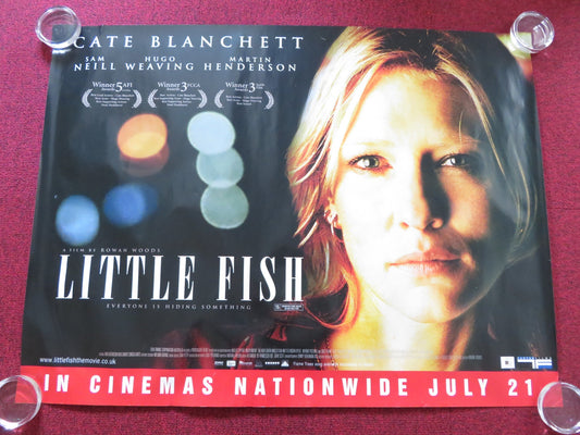 LITTLE FISH UK QUAD (30"x 40") ROLLED POSTER CATE BLANCHETT SAM NEILL 2005 Rendezvous Cinema Movie posters