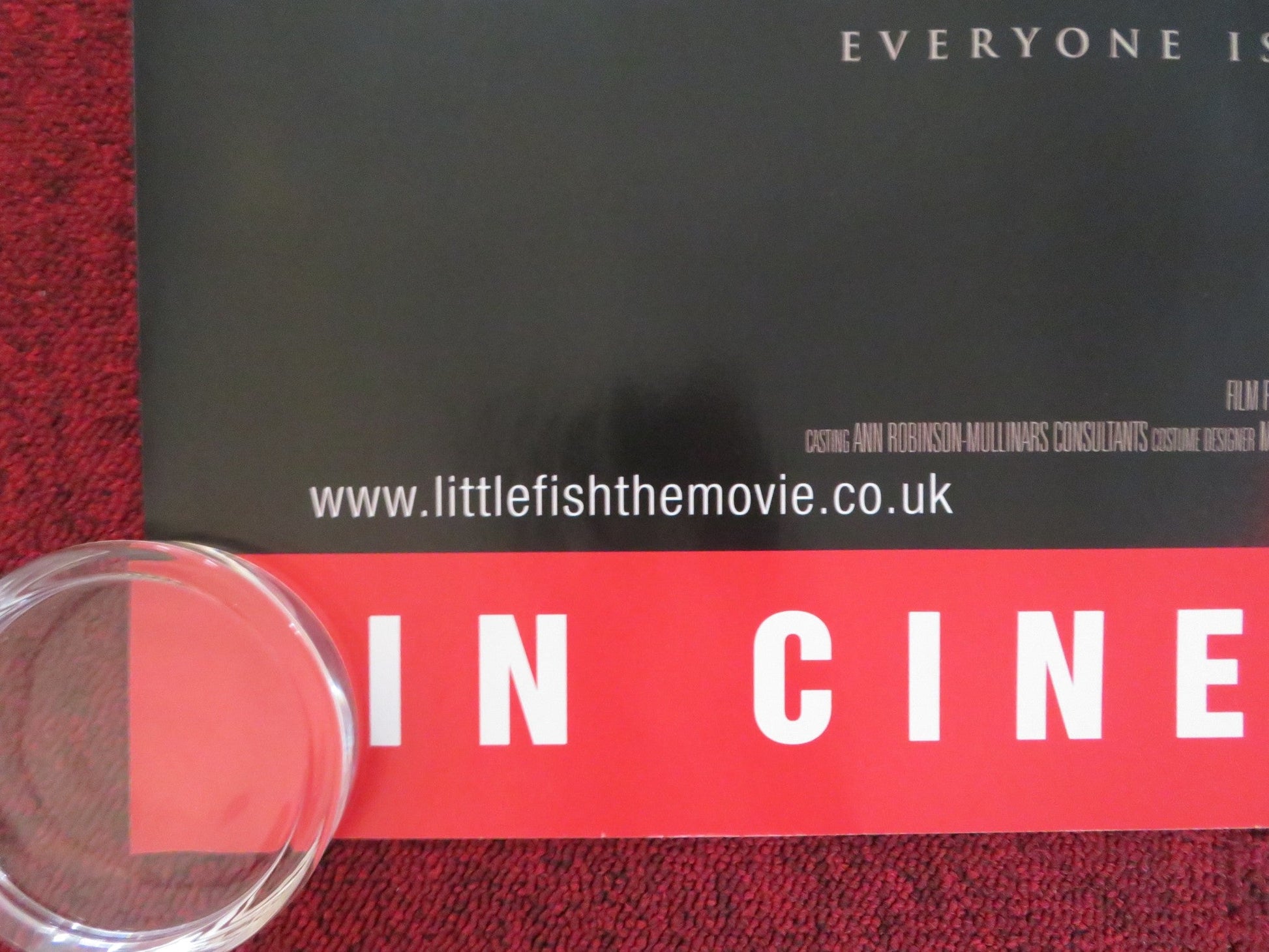 LITTLE FISH UK QUAD ROLLED POSTER CATE BLANCHETT SAM NEILL 2005 Rendezvous Cinema Movie posters