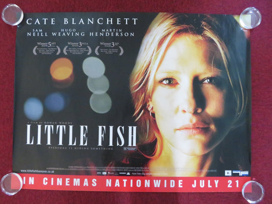 LITTLE FISH UK QUAD ROLLED POSTER CATE BLANCHETT SAM NEILL 2005 Rendezvous Cinema Movie posters