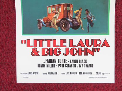 LITTLE LAURA AND BIG JOHN ITALIAN LOCANDINA POSTER FABIAN FORTE KAREN BLACK 1974 Rendezvous Cinema Movie posters
