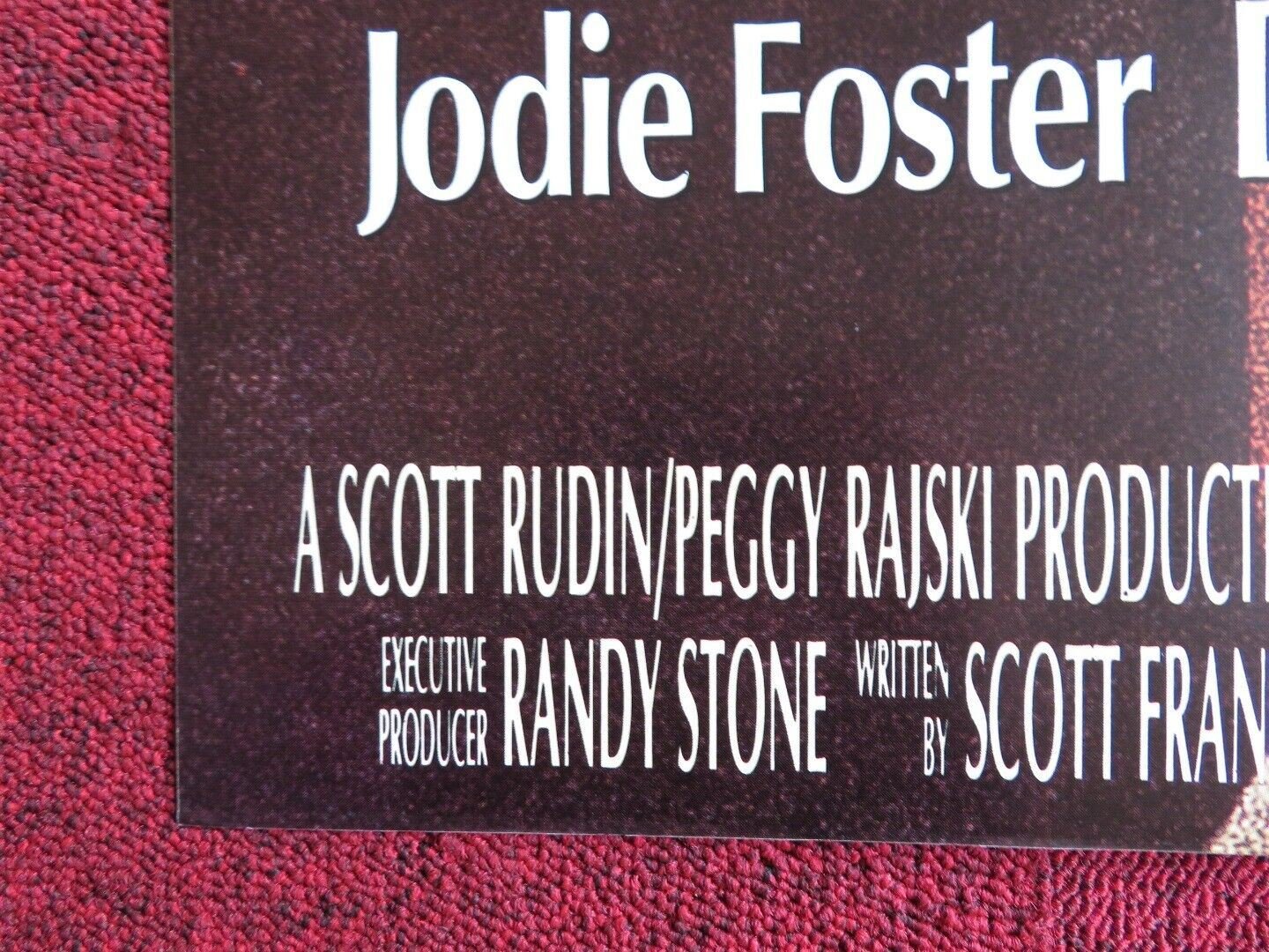 LITTLE MAN TATE UK QUAD POSTER DIANNE WIEST JODIE FOSTER 1991 Movie posters