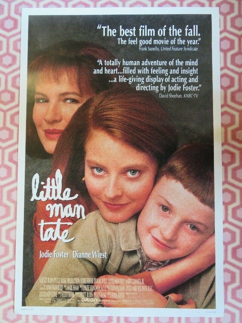 LITTLE MAN TATE US ONE SHEET ROLLED POSTER JODIE FOSTER DIANE WIEST 1991 Movie posters