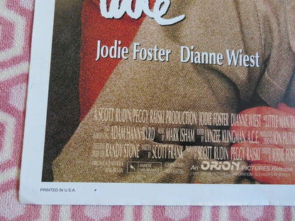 LITTLE MAN TATE US ONE SHEET ROLLED POSTER JODIE FOSTER DIANE WIEST 1991 Movie posters
