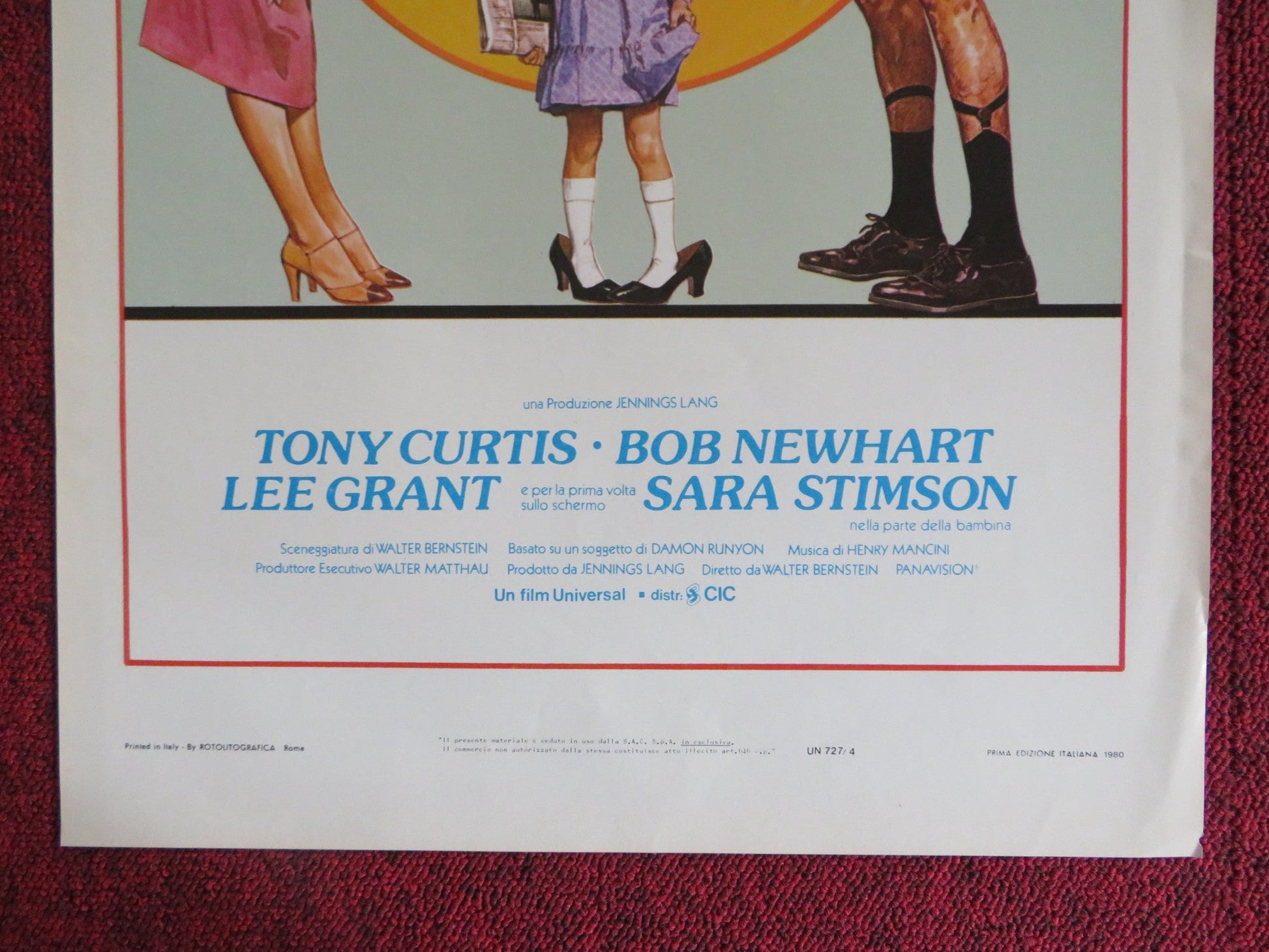 LITTLE MISS MARKER ITALIAN LOCANDINA POSTER WALTER MATTHAU JULIE ANDREWS 1980 Rendezvous Cinema Movie posters