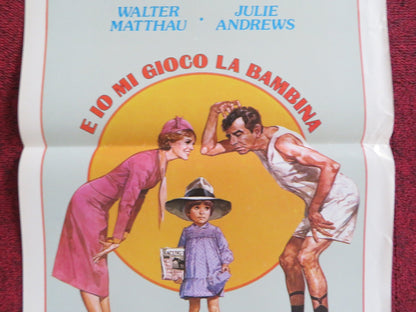 LITTLE MISS MARKER ITALIAN LOCANDINA POSTER WALTER MATTHAU JULIE ANDREWS 1980 Rendezvous Cinema Movie posters