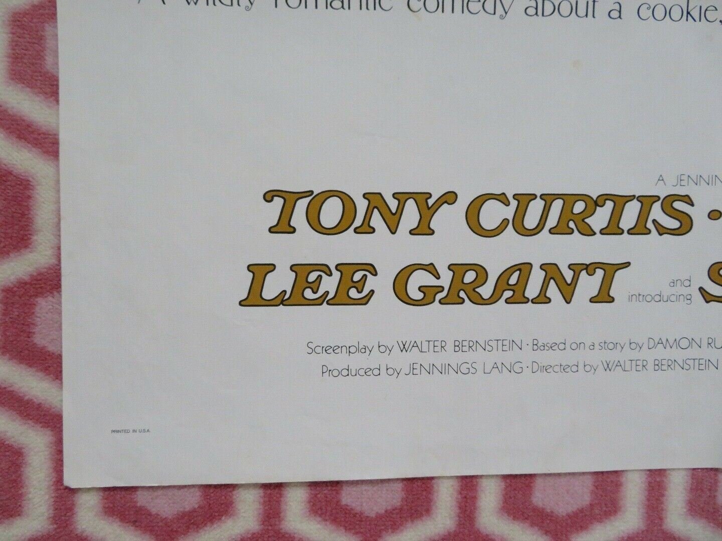 LITTLE MISS MARKER ONE SHEET POSTER FOLDED WALTER MATTHAU JLIE ANDREWS 1980 Movie posters