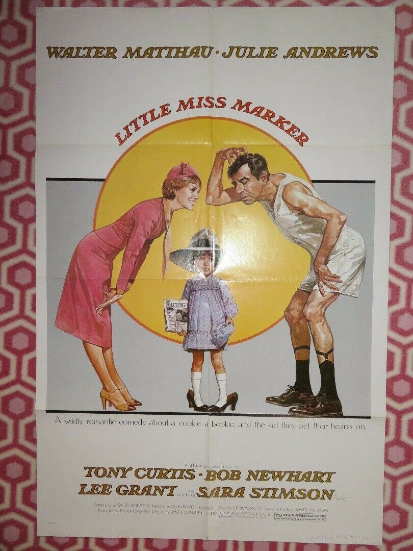 LITTLE MISS MARKER ONE SHEET POSTER FOLDED WALTER MATTHAU JLIE ANDREWS 1980 Movie posters