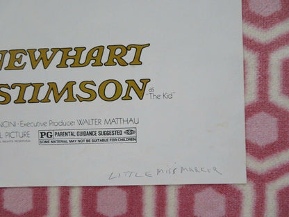 LITTLE MISS MARKER ONE SHEET POSTER FOLDED WALTER MATTHAU JLIE ANDREWS 1980 Movie posters