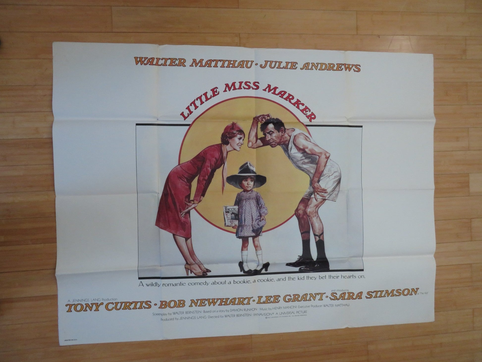 LITTLE MISS MARKER US SUBWAY MOVIE POSTER WALTER MATTHAU JULIE ANDREWS 1980 Rendezvous Cinema Movie posters